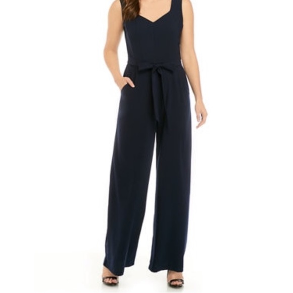 NWT | Navy blue jumpsuit | Gabby Skye | Size 14 - Picture 1 of 3